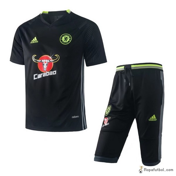 Camiseta Entrenamiento Chelsea Conjunto Completo 2016/17 Negro